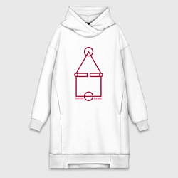 Женская толстовка-платье Стиль игры в кальмара