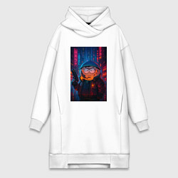 Женская толстовка-платье Эрик Картман стиль киберпанк