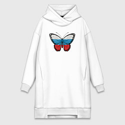 Женская толстовка-платье Бабочка - Россия