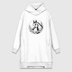 Женская толстовка-платье Дух ветра