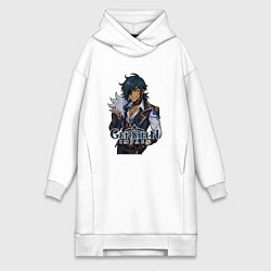 Женское худи-платье Кейа Genshin Impact, цвет: белый