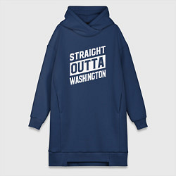 Женская толстовка-платье Прямиком из Вашингтона