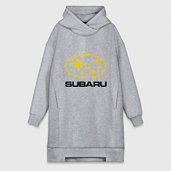 Женская толстовка-платье Subaru Logo