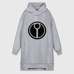 Женская толстовка-платье Герб Тау