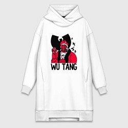 Женское худи-платье Wu-Tang Clan: Street style, цвет: белый