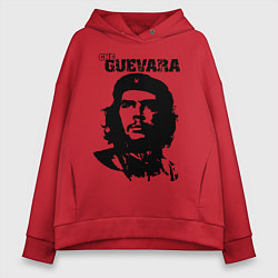 Толстовка оверсайз женская Che Guevara цвета красный — фото 1