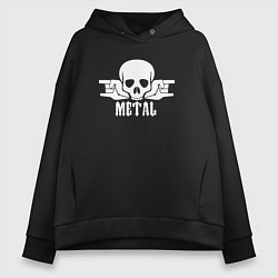 Женское худи оверсайз Real Metal