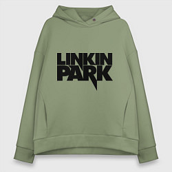 Толстовка оверсайз женская Linkin Park, цвет: авокадо