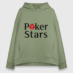 Женское худи оверсайз Poker Stars