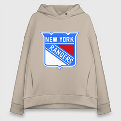 Женское худи оверсайз New York Rangers