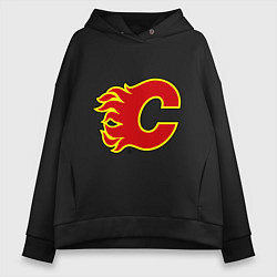 Женское худи оверсайз Calgary Flames