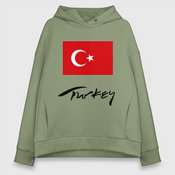 Женское худи оверсайз Turkey