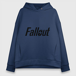 Толстовка оверсайз женская Fallout, цвет: тёмно-синий