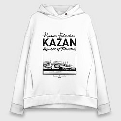 Женское худи оверсайз Kazan: Republic of Tatarstan