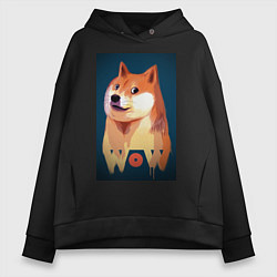 Женское худи оверсайз Wow Doge