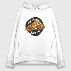 Женское худи оверсайз Hot Pizza