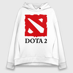 Женское худи оверсайз Dota 2: Logo