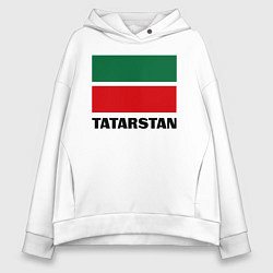 Женское худи оверсайз Флаг Татарстана