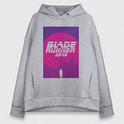 Женское худи оверсайз Blade Runner 2049: Purple