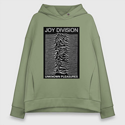 Женское худи оверсайз Joy Division: Unknown Pleasures