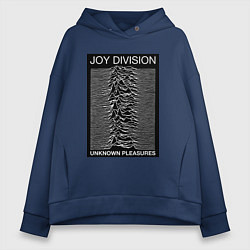 Женское худи оверсайз Joy Division: Unknown Pleasures