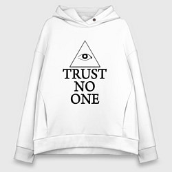 Женское худи оверсайз Trust no one