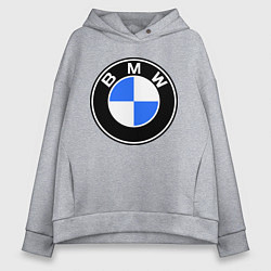 Женское худи оверсайз Logo BMW