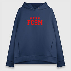 Женское худи оверсайз FCSM Club