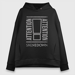 Женское худи оверсайз Attention Shinedown