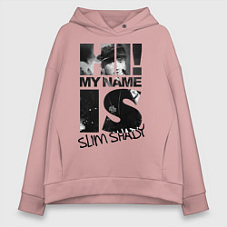 Женское худи оверсайз My name is slim shady