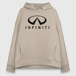 Женское худи оверсайз Infiniti logo