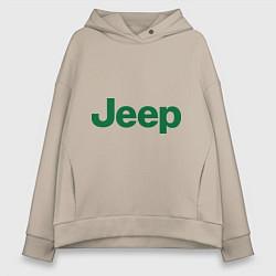 Женское худи оверсайз Logo Jeep