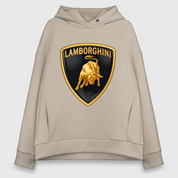 Женское худи оверсайз Lamborghini logo