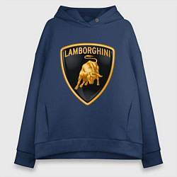 Женское худи оверсайз Lamborghini logo