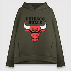 Женское худи оверсайз Chicago Bulls