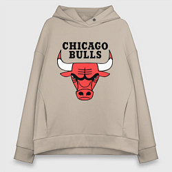 Женское худи оверсайз Chicago Bulls