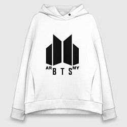 Женское худи оверсайз BTS ARMY