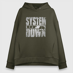 Женское худи оверсайз System of a Down