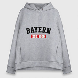 Женское худи оверсайз FC Bayern Est. 1900