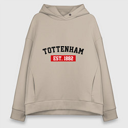 Женское худи оверсайз FC Tottenham Est. 1882