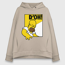 Женское худи оверсайз Homer D'OH!