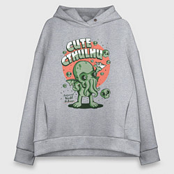 Женское худи оверсайз Cute Cthulhu