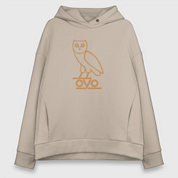 Женское худи оверсайз OVO Owl