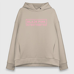 Женское худи оверсайз Black Pink: Girls