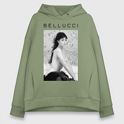 Толстовка оверсайз женская Monica Bellucci: Romantic, цвет: авокадо