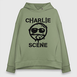 Женское худи оверсайз HU: Charlie Scene