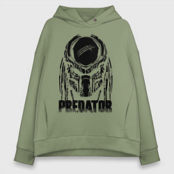 Женское худи оверсайз Predator Mask