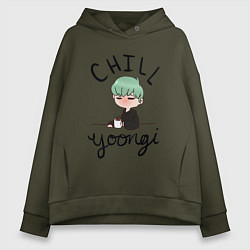 Женское худи оверсайз Chill Yoongi