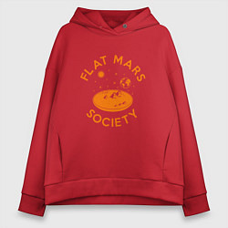 Женское худи оверсайз Flat Mars Society