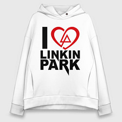 Женское худи оверсайз I love Linkin Park